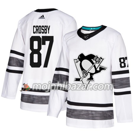Dresovi Pittsburgh Penguins Sidney Crosby 87 2019 All-Star Adidas Bijela Authentic - Muške